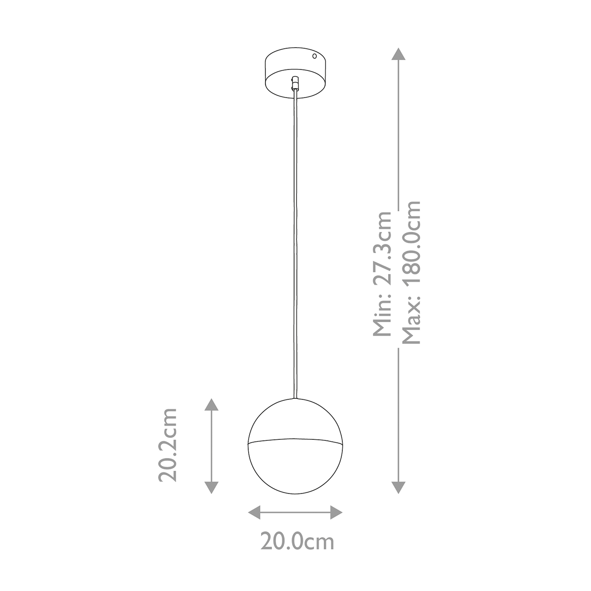 Подвесной светильник со сферическим плафоном из акрила с циркониевыми вкраплениями Kichler в Тюмени