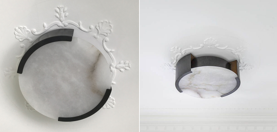 Потолочный светильник Melange Flush Mount Lamp black Потолочный светильник Melange Flush Mount Lamp black - Loft-Concept в Тюмени