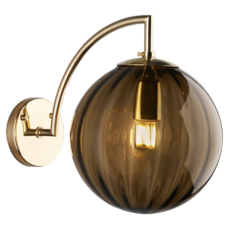 Бра Hector Sconce Amber Глянцевое золото Янтарь (Amber) Бра Hector Sconce Amber Глянцевое золото Янтарь (Amber) в Тюмени | Loft Concept