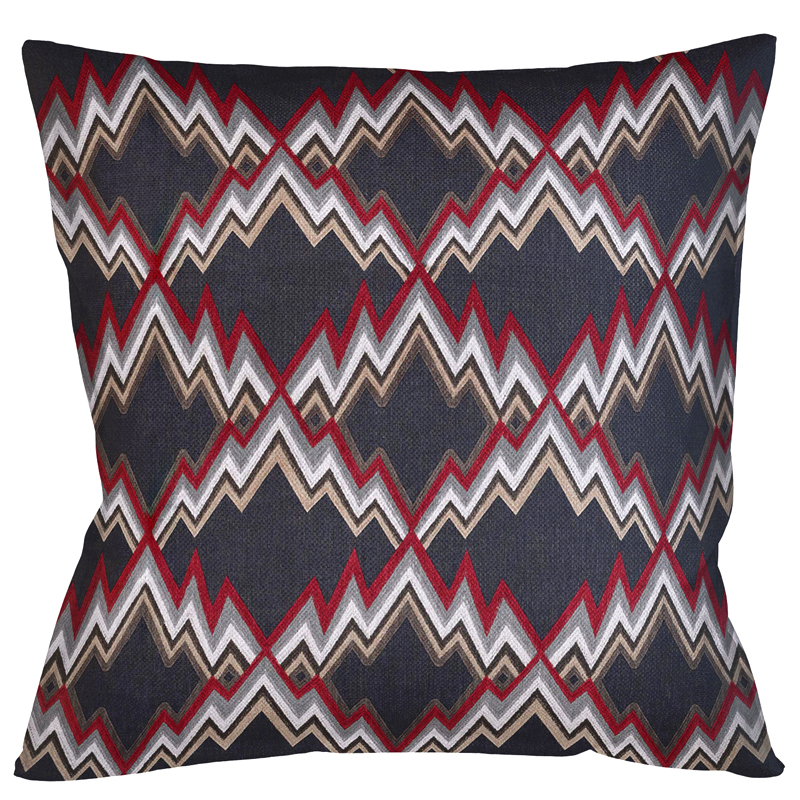 Декоративная подушка Ikat Pattern Темно-синяя Темно-синий Декоративная подушка Ikat Pattern Темно-синяя Темно-синий в Тюмени | Loft Concept