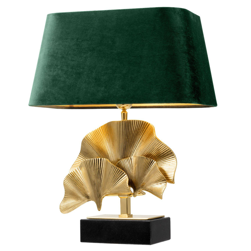 Настольная лампа Eichholtz Table Lamp Olivier green Латунь Черный Зеленый Настольная лампа Eichholtz Table Lamp Olivier green Латунь Черный Зеленый в Тюмени | Loft Concept
