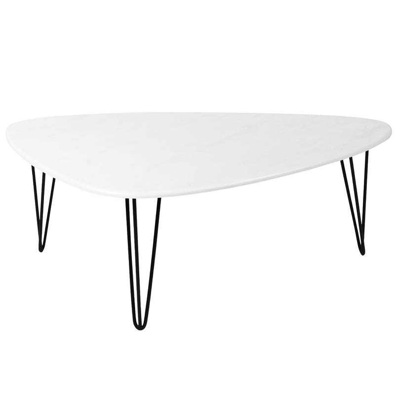 Кофейный стол Dorian Coffee Table white Белый бетон Кофейный стол Dorian Coffee Table white Белый бетон в Тюмени | Loft Concept