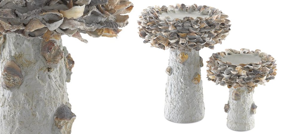 Статуэтка Oyster Shell Small Bird Bath Статуэтка Oyster Shell Small Bird Bath - Loft-Concept в Тюмени