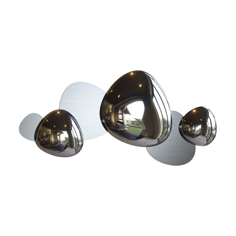 Бра Silver Matt & Gloss 2 Серебряный Бра Silver Matt & Gloss 2 Серебряный в Тюмени | Loft Concept