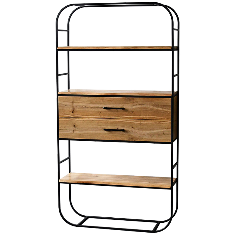Стеллаж Glenn Industrial Metal Rust Two Drawers Rack Древесина Черный Стеллаж Glenn Industrial Metal Rust Two Drawers Rack Древесина Черный в Тюмени | Loft Concept