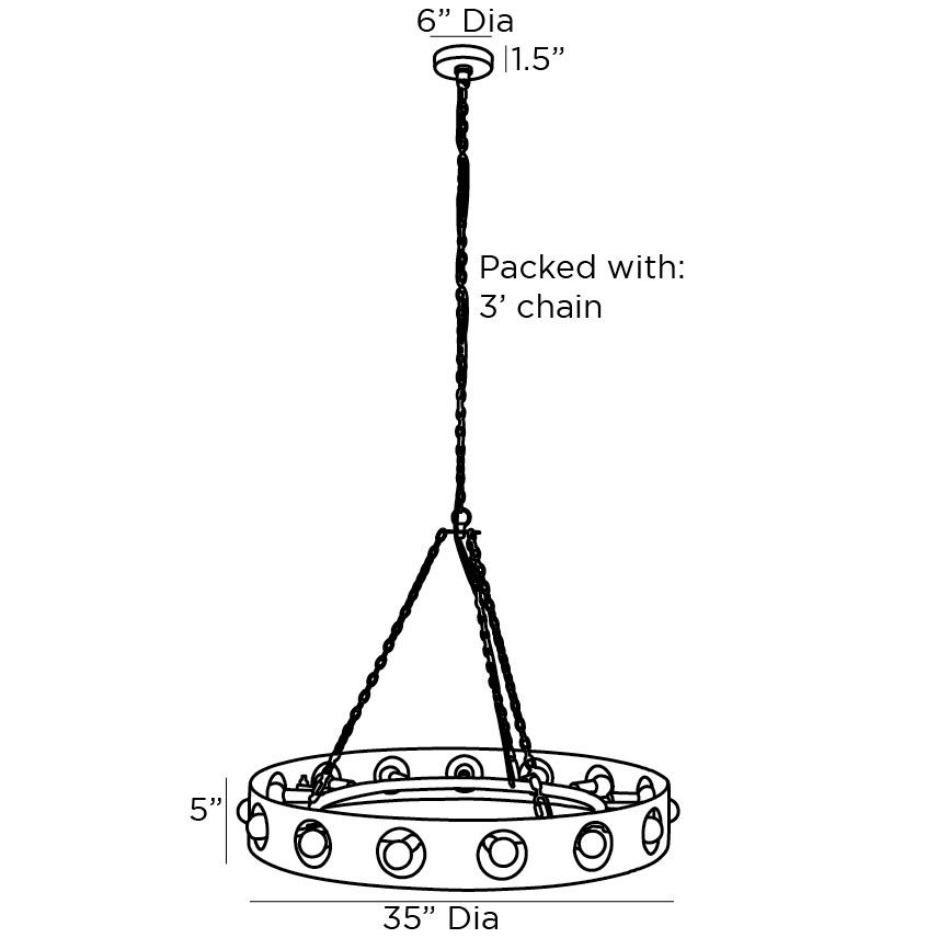 Люстра Arteriors REDONDO CHANDELIER Люстра Arteriors REDONDO CHANDELIER в Тюмени