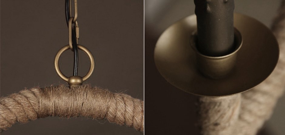 Подвесной светильник Oval Loft Rope Light Подвесной светильник Oval Loft Rope Light - Loft-Concept в Тюмени