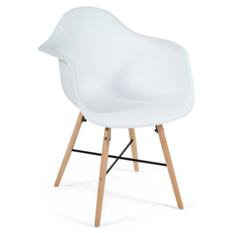 Стул DAW White Белый Древесина Стул DAW White Белый Древесина в Тюмени | Loft Concept