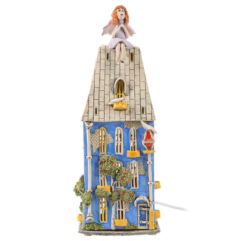 Ночник Домик Angel on The Roof Голубой Мульти Ночник Домик Angel on The Roof Голубой Мульти в Тюмени | Loft Concept