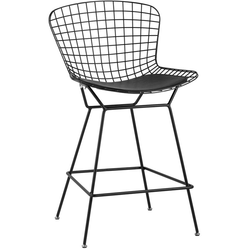 Полубарный стул Bertoia Barstool Черный Матовый Металл Черный Полубарный стул Bertoia Barstool Черный Матовый Металл Черный в Тюмени | Loft Concept