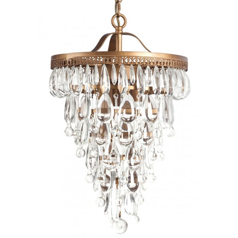Люстра Clarissa Glass Drop Pendant 30 Бронза Люстра Clarissa Glass Drop Pendant 30 Бронза в Тюмени | Loft Concept