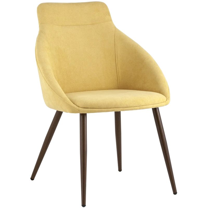 Стул Queenie Chair Желтый Цвет Желтый Коричневый Стул Queenie Chair Желтый Цвет Желтый Коричневый в Тюмени | Loft Concept