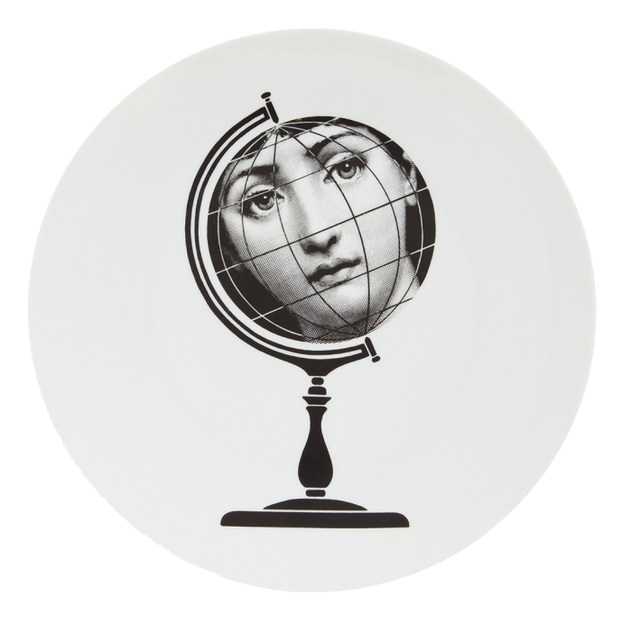 Декоративная тарелка Fornasetti 119 Черный Декоративная тарелка Fornasetti 119 Черный в Тюмени | Loft Concept