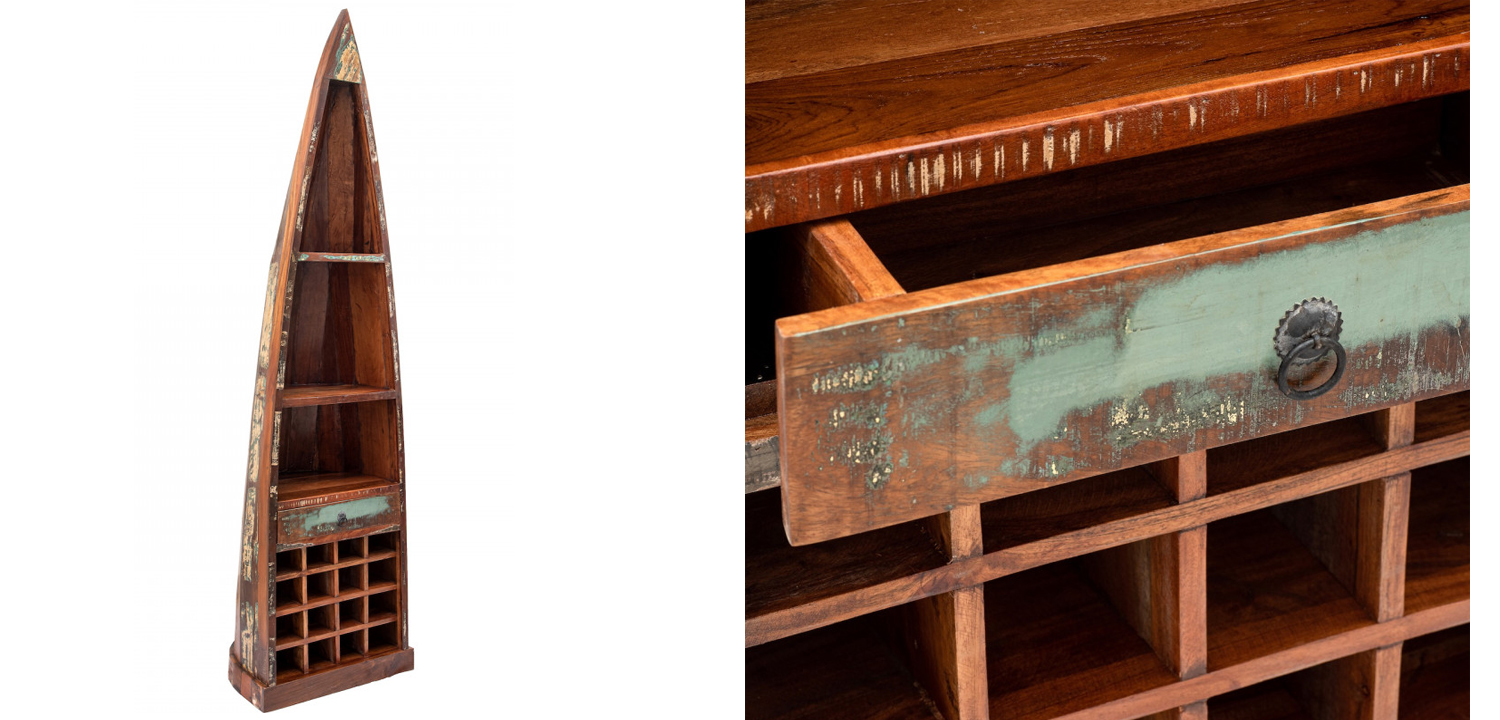 Стеллаж с полками для вина Old Boat - фото