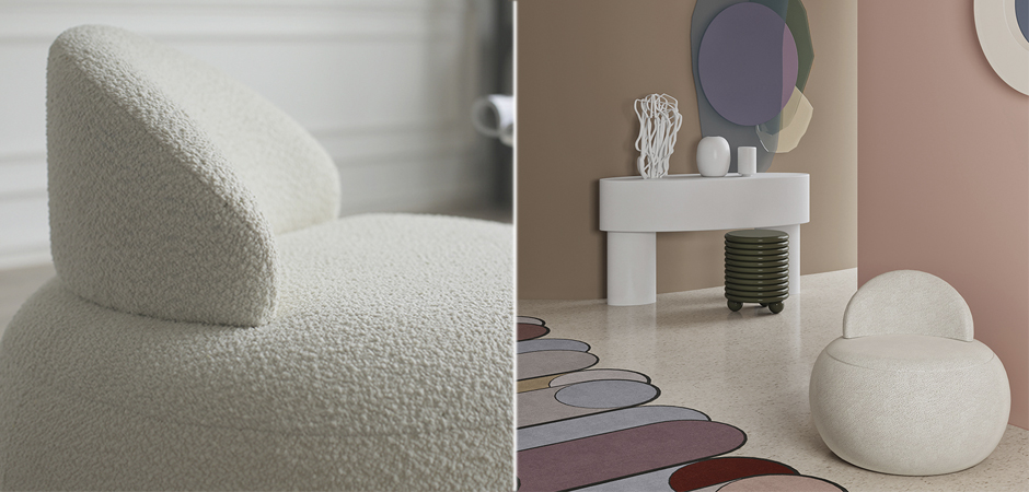 Кресло Boucle Snowball Armchair Кресло Boucle Snowball Armchair - Loft-Concept в Тюмени