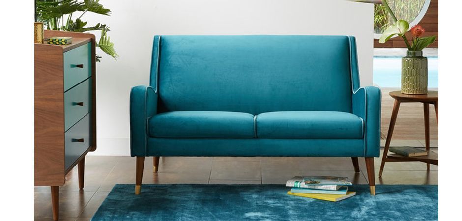 Диван Classic Furniture синий Диван Classic Furniture синий - Loft-Concept в Тюмени