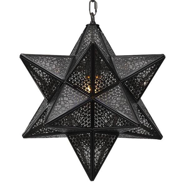 Люстра Morocco Black Star Черный матовый Люстра Morocco Black Star Черный матовый в Тюмени | Loft Concept