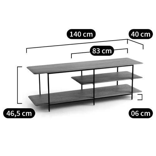 ТВ-тумба с полками из массива ореха Derick Wooden TV Stand ТВ-тумба с полками из массива ореха Derick Wooden TV Stand в Тюмени