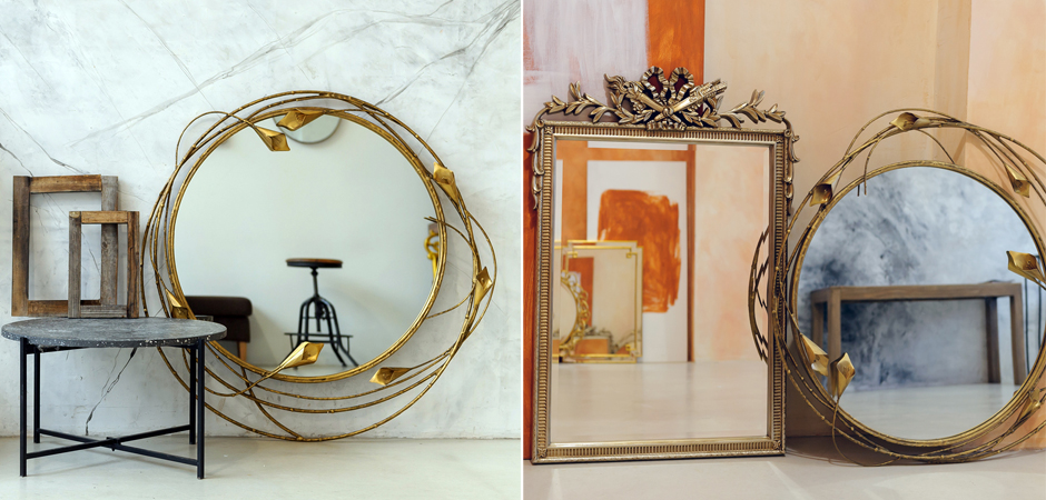 Зеркало Liana with Flower Mirror Зеркало Liana with Flower Mirror - Loft-Concept в Тюмени