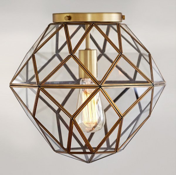 Потолочный светильник Glass & Metal Mount Потолочный светильник Glass & Metal Mount в Тюмени | Loft Concept