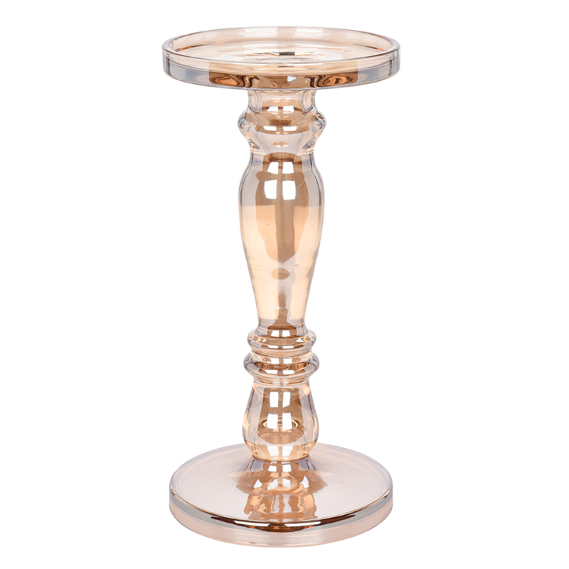 Подсвечник Glass Аmber 27 см Янтарь (Amber) Подсвечник Glass Аmber 27 см Янтарь (Amber) в Тюмени | Loft Concept