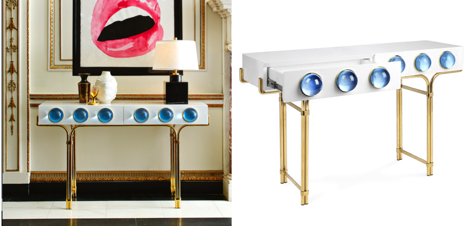 Консоль Globo Console Синий цвет Консоль Globo Console Синий цвет - Loft-Concept в Тюмени