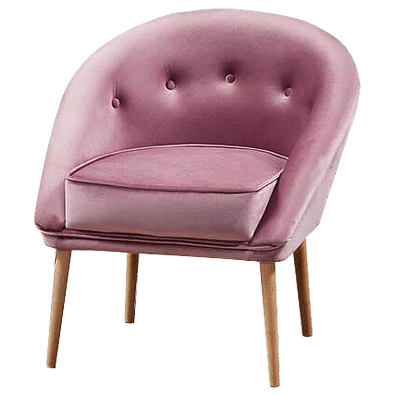 Кресло Gwyn Chair pink Розовый Древесина Кресло Gwyn Chair pink Розовый Древесина в Тюмени | Loft Concept