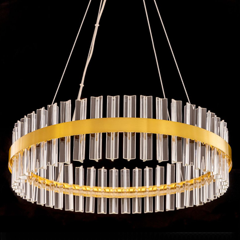 Круглая Люстра Кольцо Хрусталь диаметр 60 см RING Saturno Not Baroncelli Brass Латунь Прозрачное Стекло Круглая Люстра Кольцо Хрусталь диаметр 60 см RING Saturno Not Baroncelli Brass Латунь Прозрачное Стекло в Тюмени | Loft Concept
