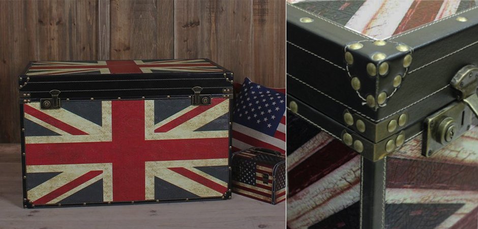 Сундук Union Jack Сундук Union Jack - Loft-Concept в Тюмени