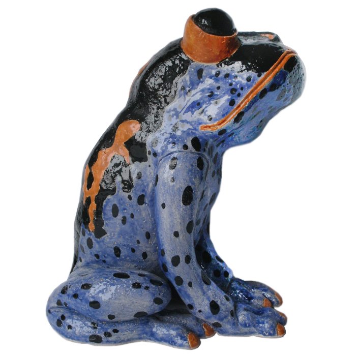 Статуэтка Tropical Frog Синий Оранжевый Статуэтка Tropical Frog Синий Оранжевый в Тюмени | Loft Concept
