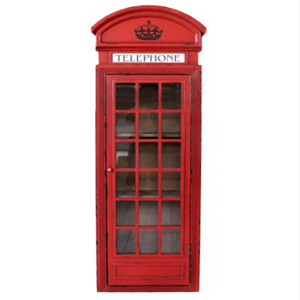 Буфет Red Telephone Box Красный Буфет Red Telephone Box Красный в Тюмени | Loft Concept