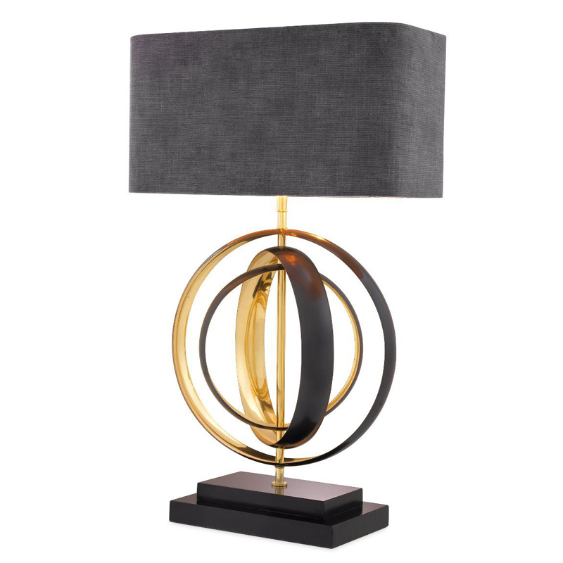 Настольная лампа Eichholtz Table Lamp Riley Серый Черный Латунь Настольная лампа Eichholtz Table Lamp Riley Серый Черный Латунь в Тюмени | Loft Concept