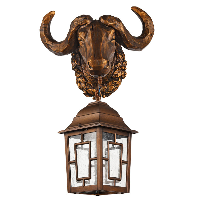 Уличный светильник Bull Lantern Коричневый винтаж Прозрачное Стекло Уличный светильник Bull Lantern Коричневый винтаж Прозрачное Стекло в Тюмени | Loft Concept