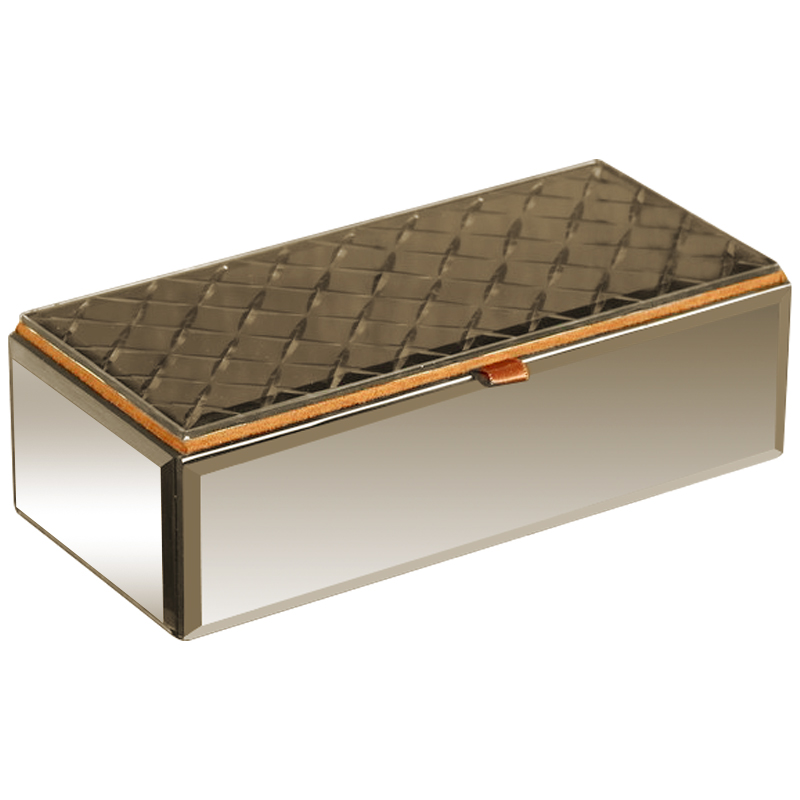 Шкатулка Vega Mirrored Box Зеркало Коричневый Шкатулка Vega Mirrored Box Зеркало Коричневый в Тюмени | Loft Concept