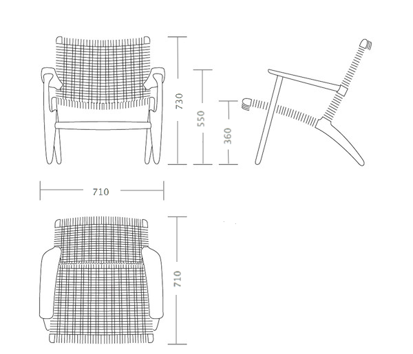 Кресло Hans Wegner CH25 Кресло Hans Wegner CH25 в Тюмени