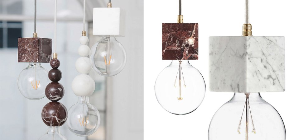Подвесной светильник MARMOR VELDI Rosso Подвесной светильник MARMOR VELDI Rosso - Loft-Concept в Тюмени
