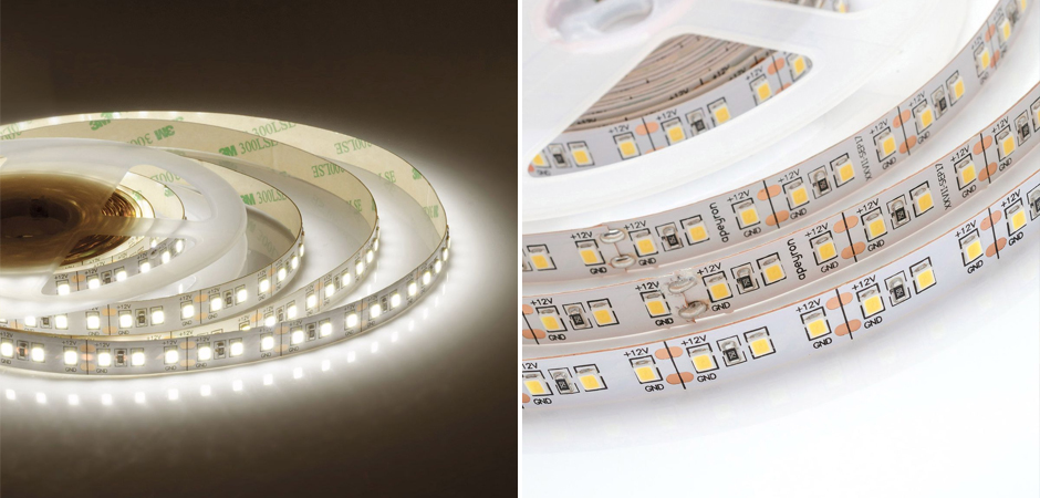 Светодиодная лента 14,4W/m 120LED/m 2835SMD теплый белый Светодиодная лента 14,4W/m 120LED/m 2835SMD теплый белый - Loft-Concept в Тюмени