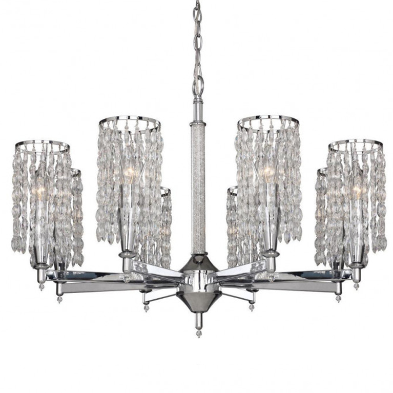 Люстра Messina Crystal Chandelier Прозрачный Хром Люстра Messina Crystal Chandelier Прозрачный Хром в Тюмени | Loft Concept