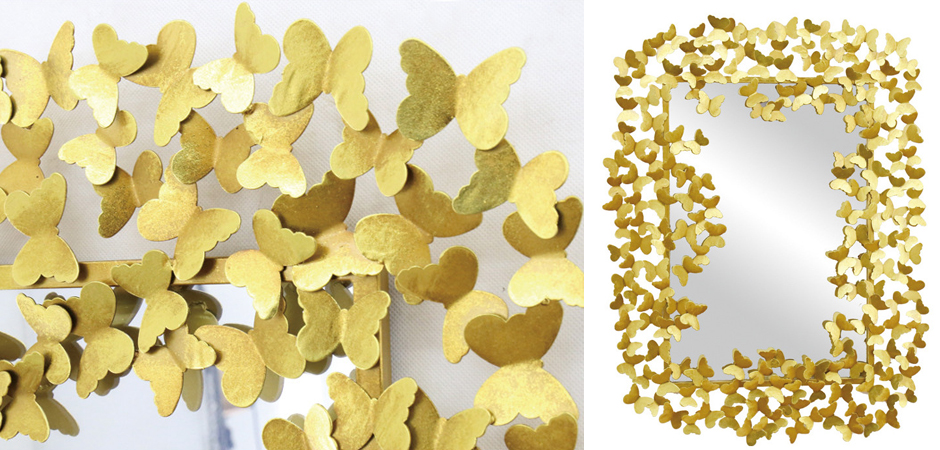 Зеркало Golden Butterflies Mirror Зеркало Golden Butterflies Mirror - Loft-Concept в Тюмени