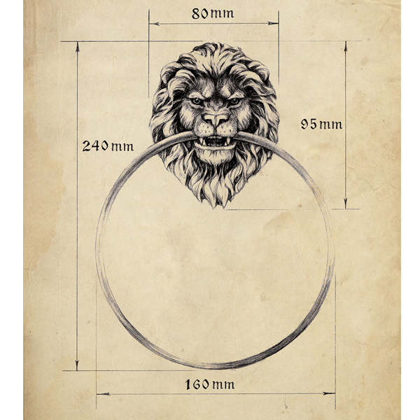 Держатель для полотенца Bronze Lion Держатель для полотенца Bronze Lion в Тюмени