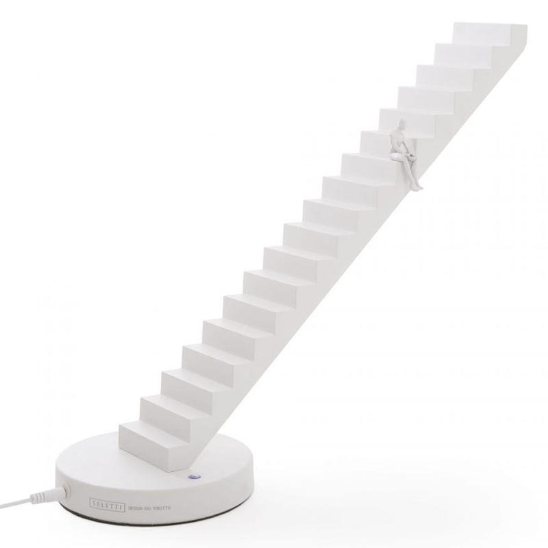 Настольная лампа Seletti Verso Lamp White Белый Настольная лампа Seletti Verso Lamp White Белый в Тюмени | Loft Concept