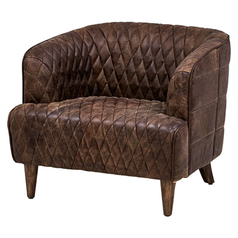 Philadelphia Armchair Кресло из Коричневой Винтажной Кожи Коричневый винтаж Philadelphia Armchair Кресло из Коричневой Винтажной Кожи Коричневый винтаж в Тюмени | Loft Concept