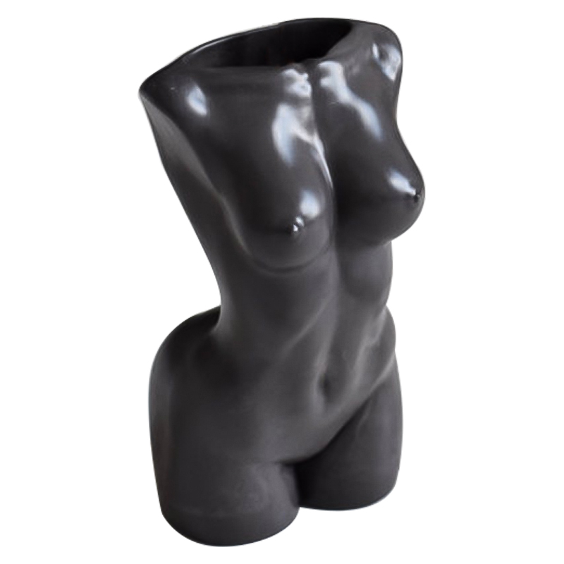 Ваза Vase Female Torso black Черный в Тюмени | Loft Concept 