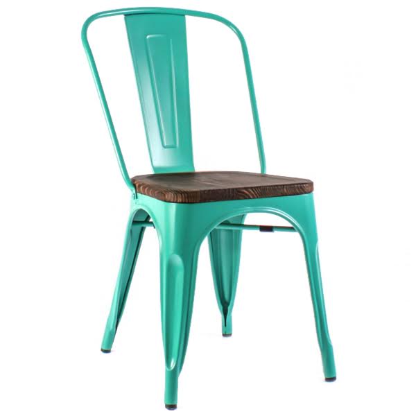 Кухонный стул Tolix Chair Wood Бирюзовый Бирюзовый Коричневый Кухонный стул Tolix Chair Wood Бирюзовый Бирюзовый Коричневый в Тюмени | Loft Concept