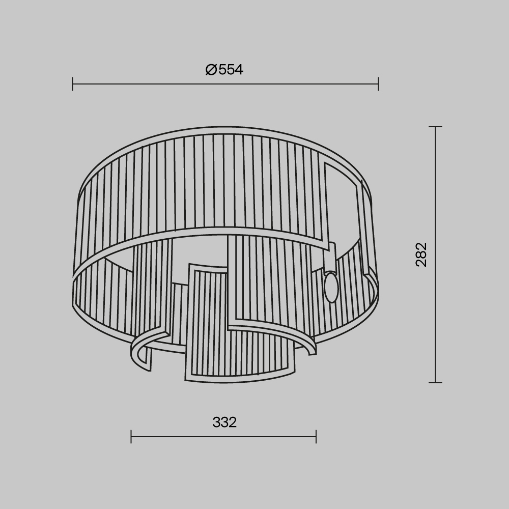 Потолочный светильник Frame Е14 в Тюмени