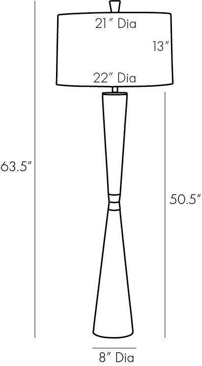 Торшер Arteriors GROM FLOOR LAMP Торшер Arteriors GROM FLOOR LAMP в Тюмени