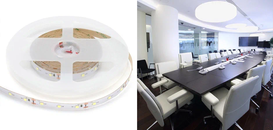 Светодиодная лента 9,6W/m 60LED/m 2835SMD холодный белый Светодиодная лента 9,6W/m 60LED/m 2835SMD холодный белый - Loft-Concept в Тюмени