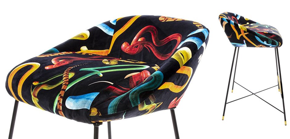 Барный стул Seletti High Stool Snakes Барный стул Seletti High Stool Snakes - Loft-Concept в Тюмени