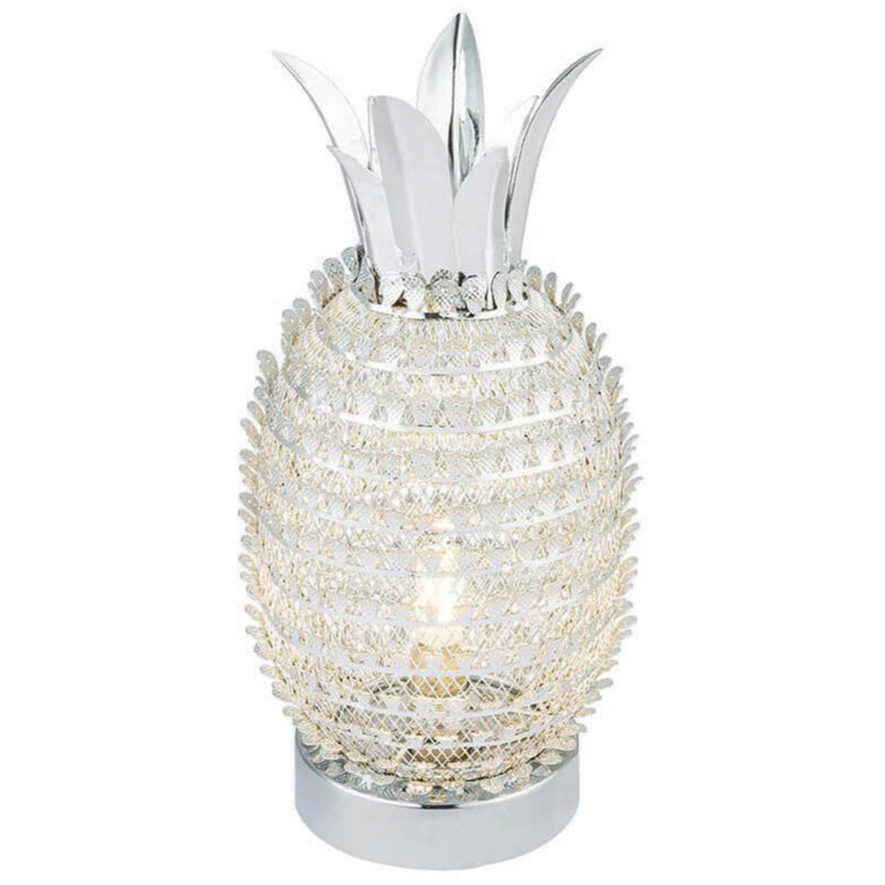 Настольная лампа Серебряный Ананас Pineapple Silver Серебряный Настольная лампа Серебряный Ананас Pineapple Silver Серебряный в Тюмени | Loft Concept