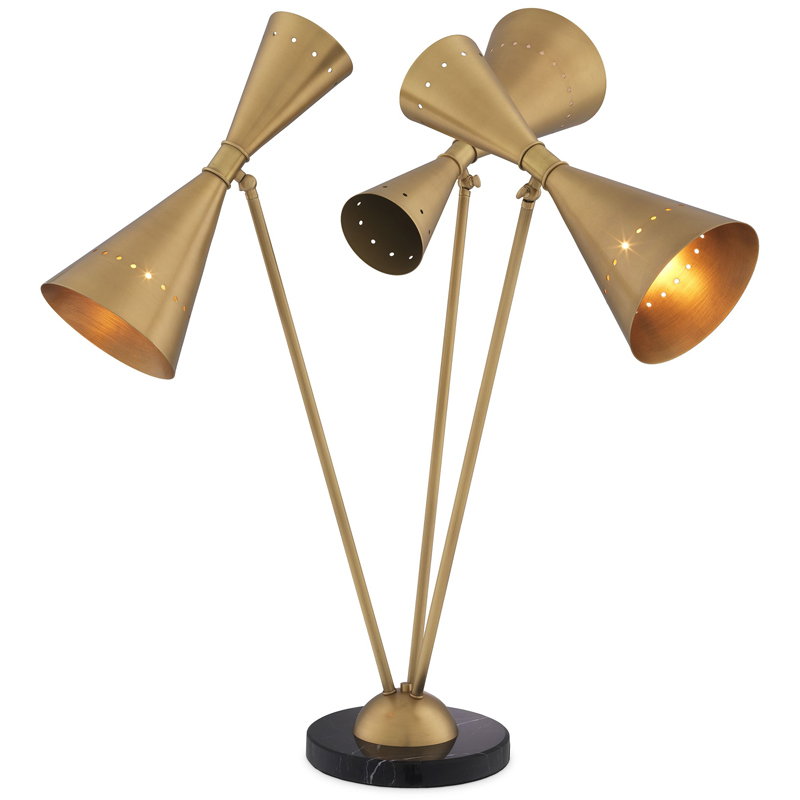 Настольная лампа Eichholtz Table Lamp Omnia Черный Латунь Античная полированная Настольная лампа Eichholtz Table Lamp Omnia Черный Латунь Античная полированная в Тюмени | Loft Concept